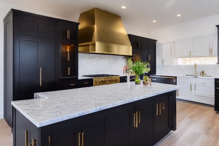Intrahome Parma Signature 1 χρώμα Βουρτσιστός Ορείχαλκος έπιπλα κουζίνας 10 Μέτρα συνολικα τρέχον μέτρα Intrahome-65653342