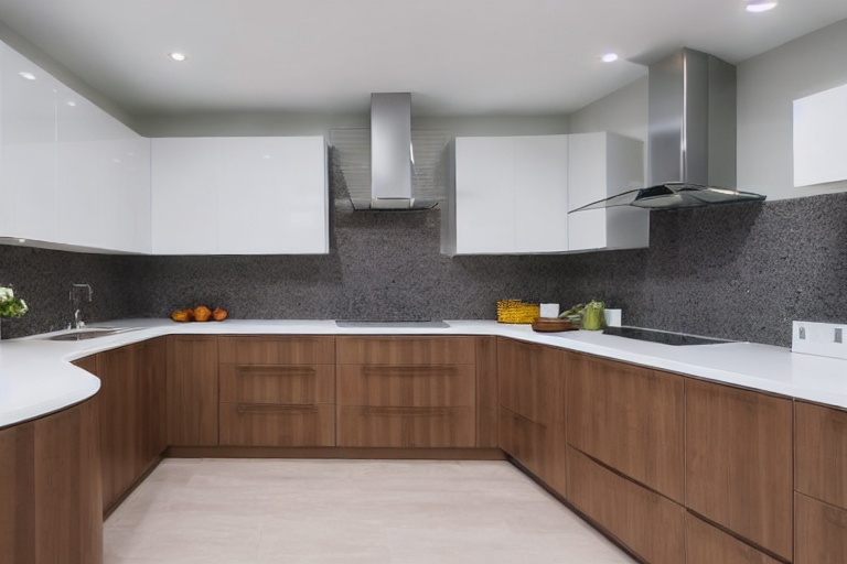 Intrahome Siena Concept 1 χρώμα Λευκό Λακέ Πάνω & Δρυς Κάτω έπιπλα κουζίνας 10 Μέτρα συνολικα τρέχον μέτρα Intrahome-65653381