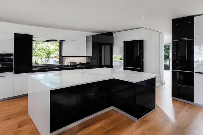 Intrahome Torino Classic 1 χρώμα Λακέ Μαύρο Γυαλιστερό έπιπλα κουζίνας 10 Μέτρα συνολικα τρέχον μέτρα Intrahome-65653405