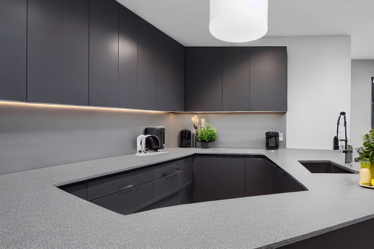 Intrahome Verona Lux 1 χρώμα Λακέ Γκρι Σκούρο έπιπλα κουζίνας 10 Μέτρα συνολικα τρέχον μέτρα Intrahome-65653433