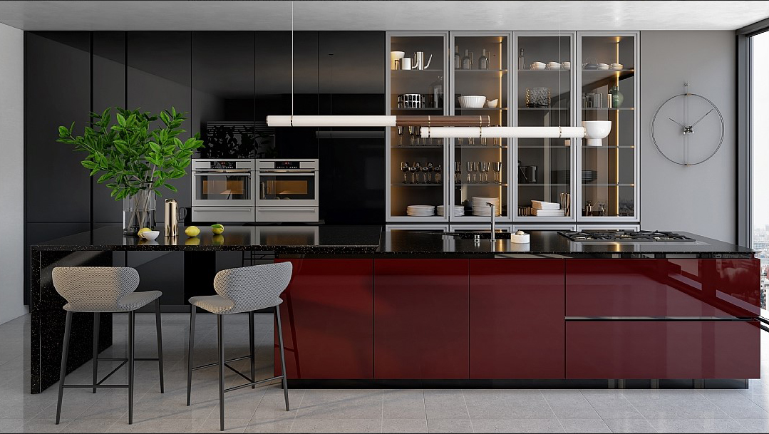 Intrahome Μοντέρνα σειρά Ροδάνθη έπιπλα κουζίνας 10 Μέτρα  συνολικα τρέχον μέτρα Intrahomekouzina-67244181