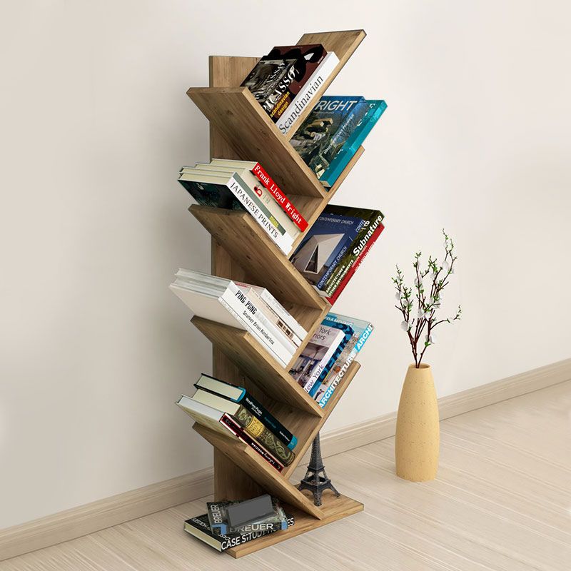 Βιβλιοθήκη Orvian2 Omarket χρώμα pine oak 25x22x135εκ. Intrahomextra-8720568