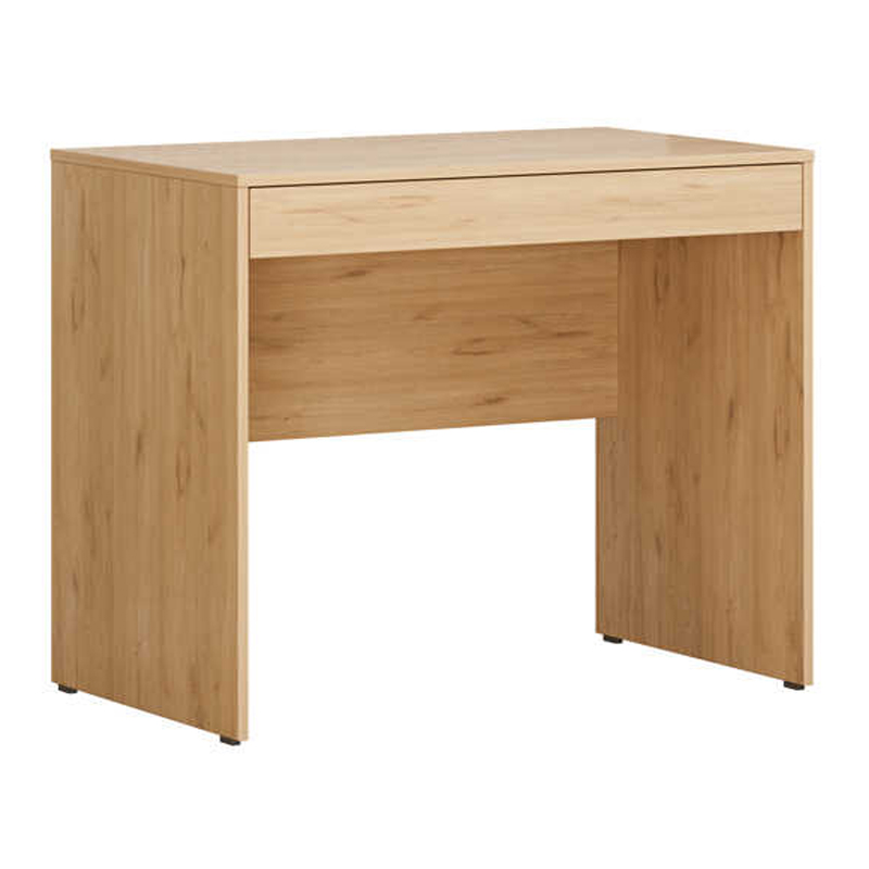 Γραφείο εργασίας Norvella Omarket χρώμα florida oak 95x65x85εκ. Intrahomextra-8728796