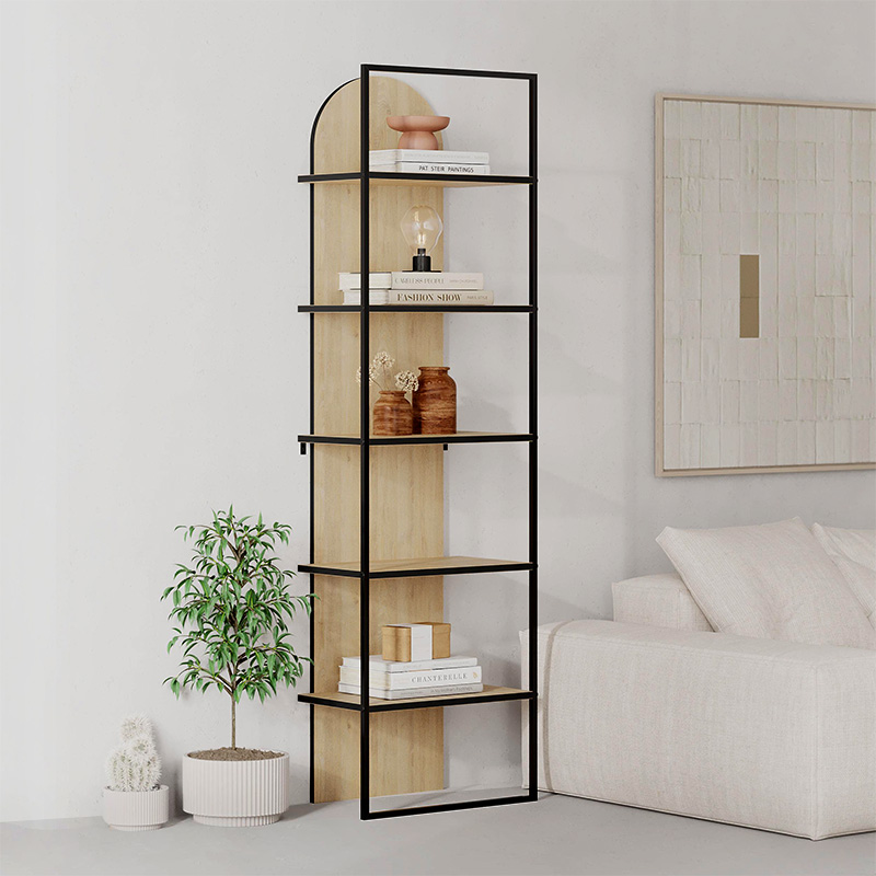 Βιβλιοθήκη Rovena2 Omarket χρώμα sapphire oak 45x31x200εκ. Intrahomextra-8715693