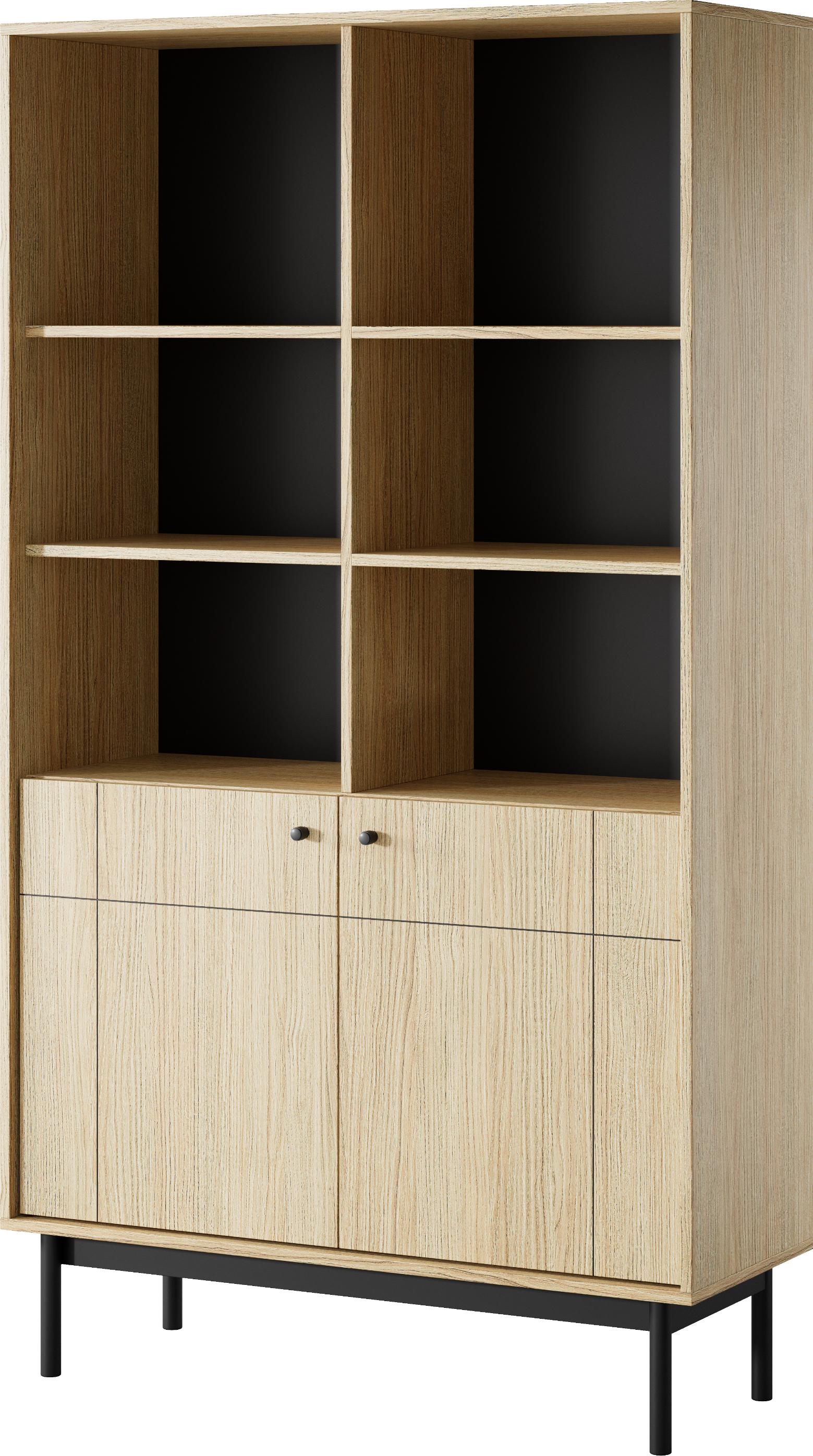 Omarket Βιβλιοθήκη Rilodesign-Drus Πλάτος 113.0 Βάθος 39.0 Ύψος 184.0 Omarket-karen7665545-4