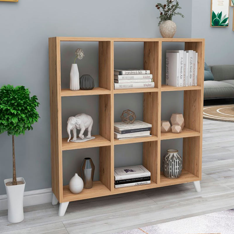 Βιβλιοθήκη Kastor2 Omarket χρώμα pine oak 80x20x110εκ. Intrahomextra-8721127