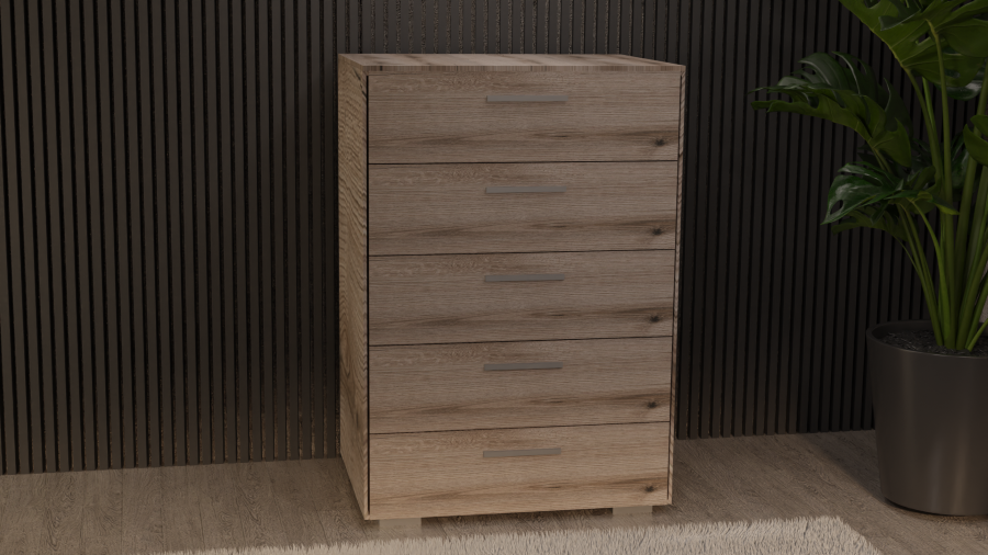Intrahome Συρταριέρα Novera Prestige - σετ 2 τεμαχίων 120x90x45ΣταχτίIntrahome-E5462309