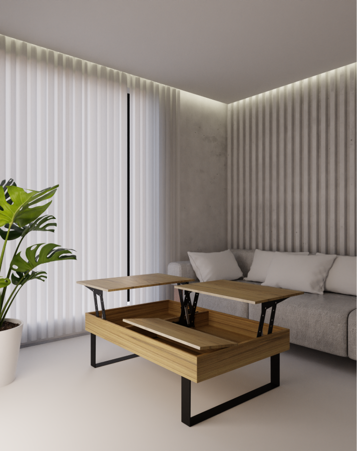 Intrahome Τραπεζάκια Σαλονιού Lunara Comfort 965Intrahome-E5470316